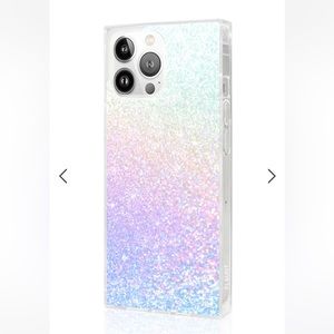 FLAUNT iPhone 14 Case Iridescent Glitter BNWB